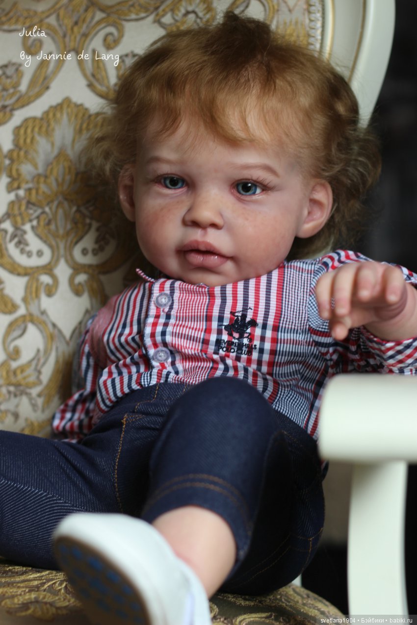 И снова мы, Julia от скульптора Jannie de Lange. Кукла реборн Преображенской Светланы (фото 6)