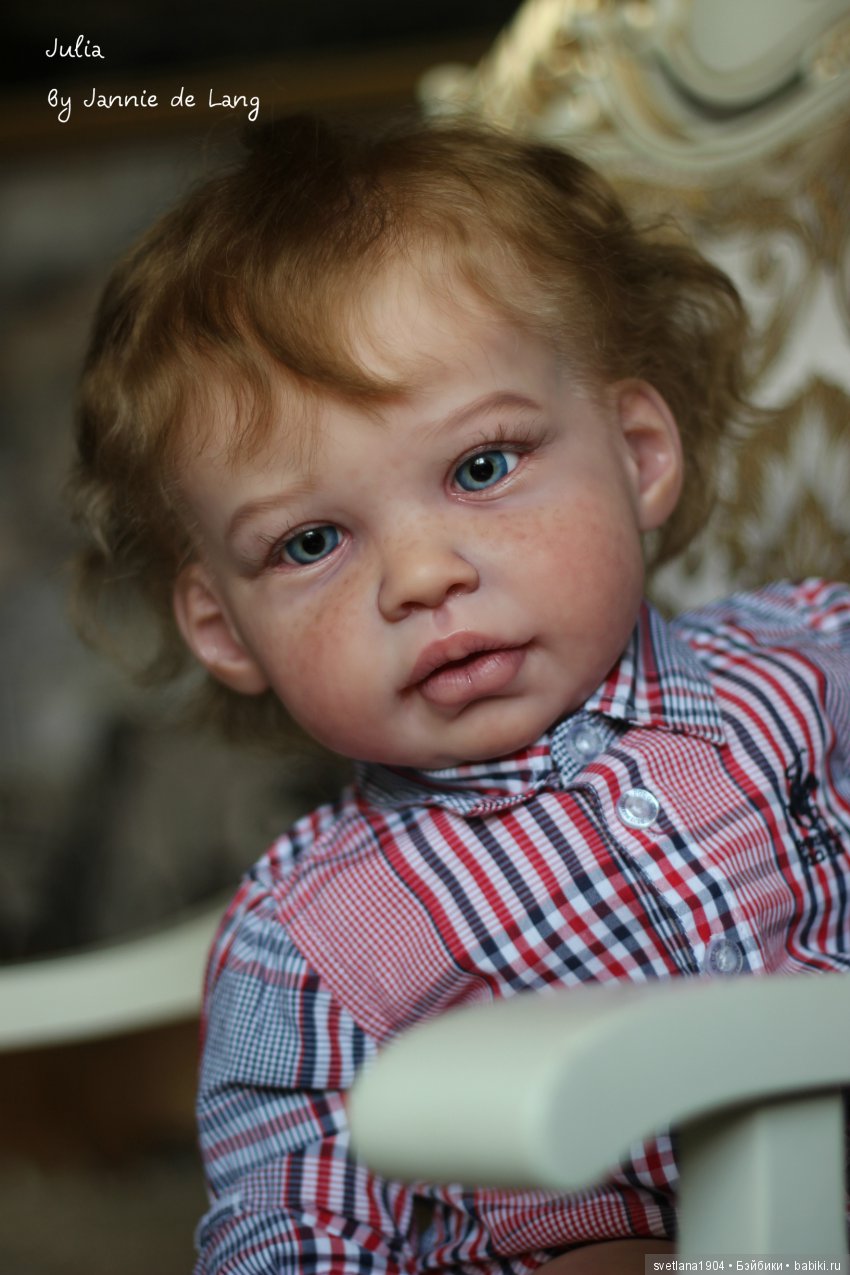 И снова мы, Julia от скульптора Jannie de Lange. Кукла реборн Преображенской Светланы