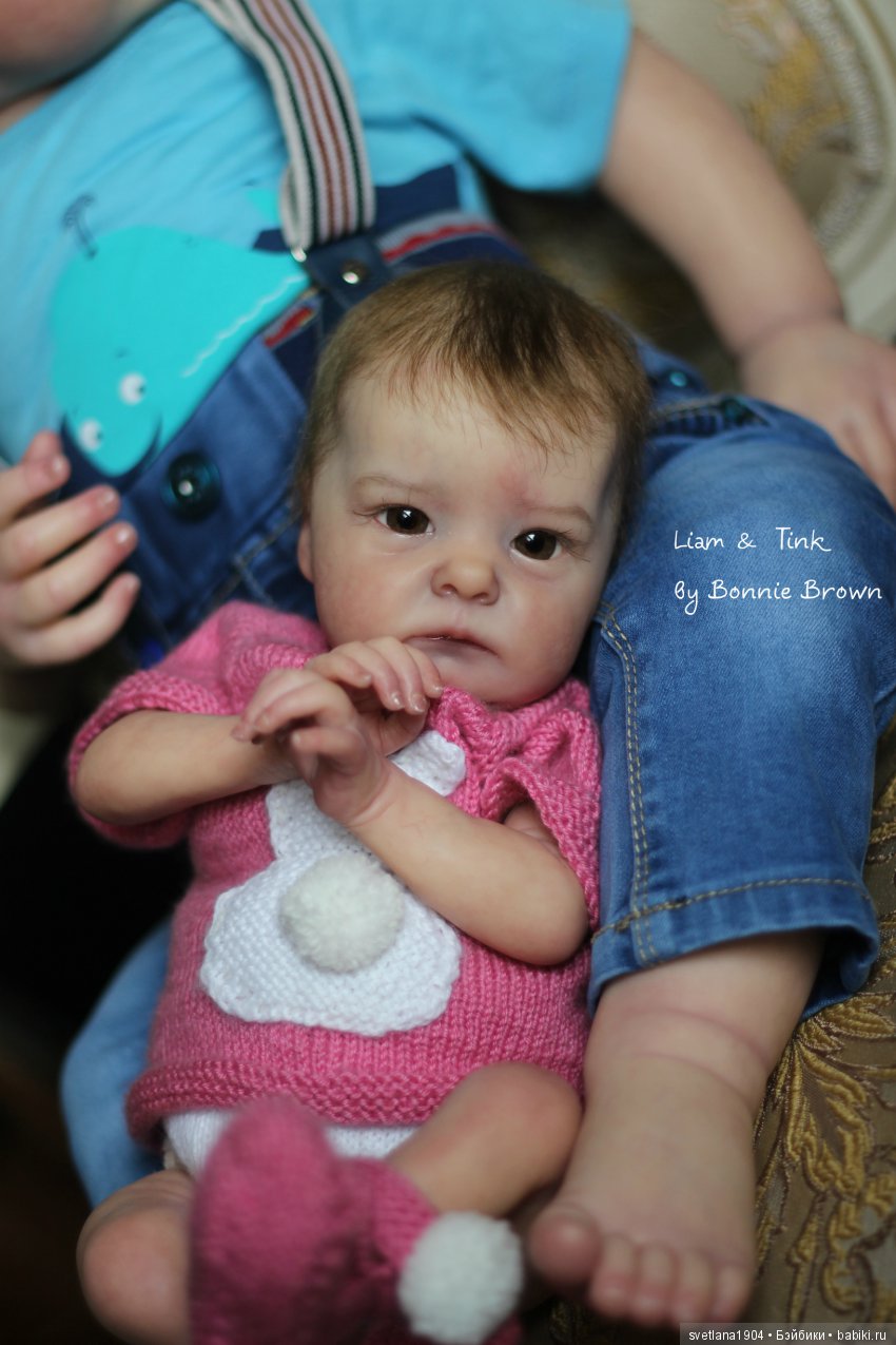 Братик и сестричка Лиам и Тинк от Bonnie Brown