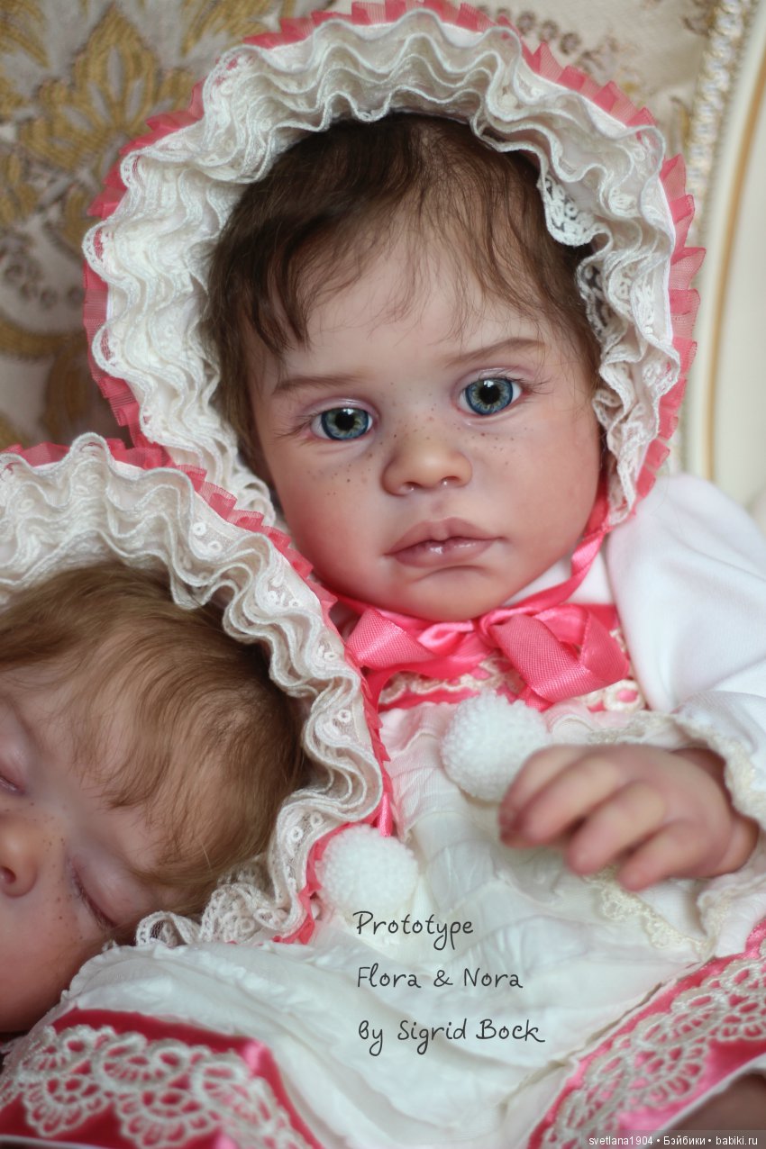 Prototype Flora & Nora by Sigrid Bock. Куклы реборн Преображенской Светланы