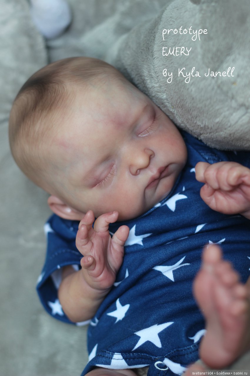 Прототип Emery скульптора Kyla Janell,куклы реборн Светланы Преображенской (фото 6)