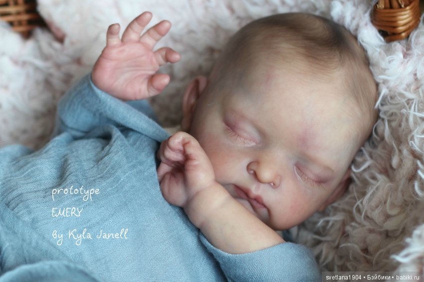 Прототип Emery скульптора Kyla Janell,куклы реборн Светланы Преображенской