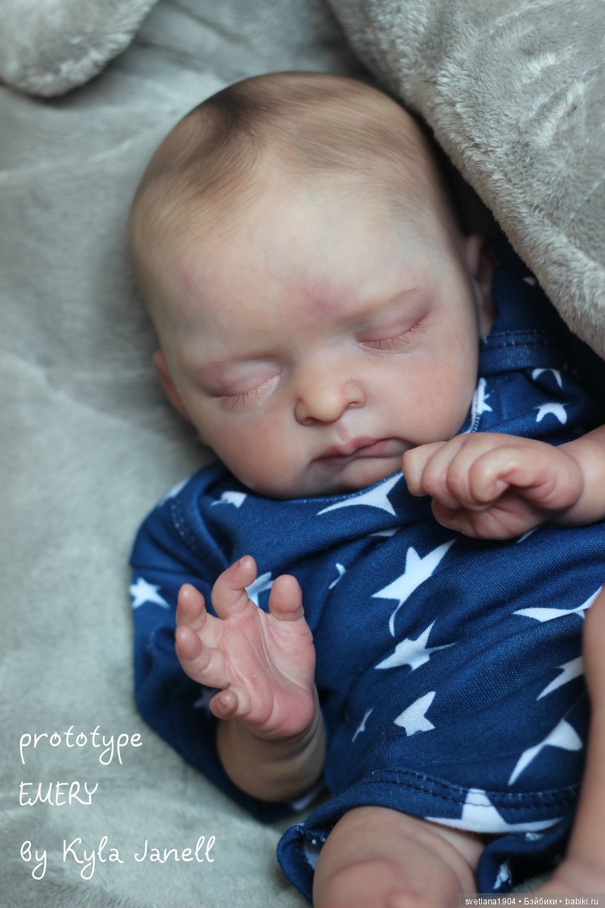 Прототип Emery скульптора Kyla Janell,куклы реборн Светланы Преображенской (фото 8)