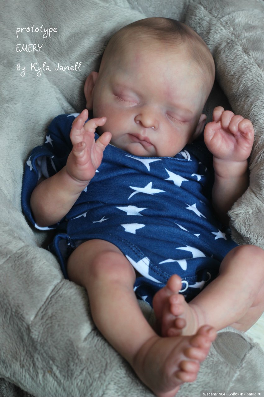 Прототип Emery скульптора Kyla Janell,куклы реборн Светланы Преображенской (фото 2)