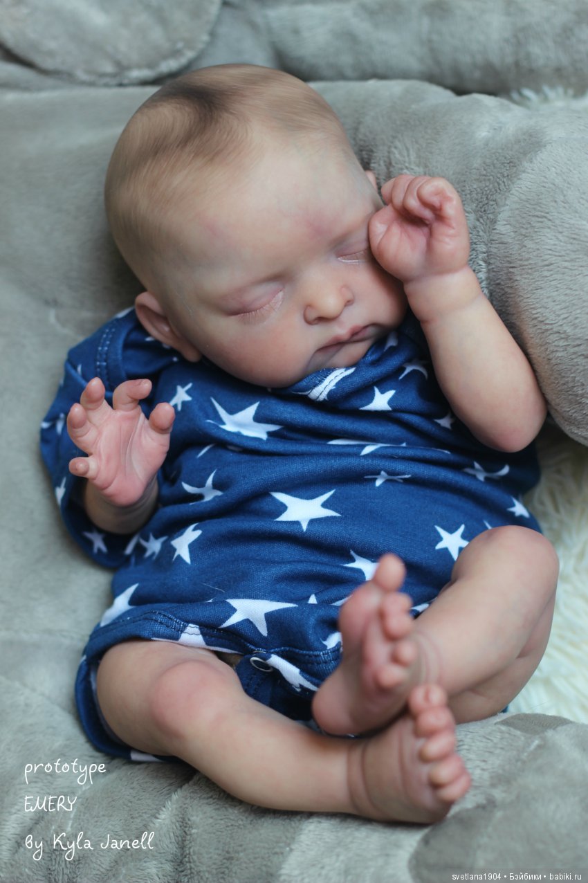 Прототип Emery скульптора Kyla Janell,куклы реборн Светланы Преображенской (фото 4)