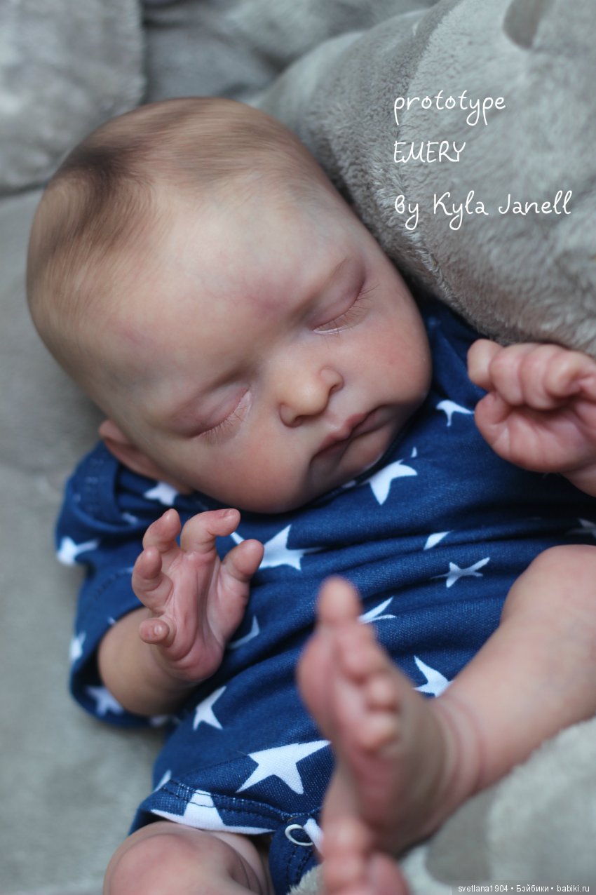 Прототип Emery скульптора Kyla Janell,куклы реборн Светланы Преображенской (фото 7)