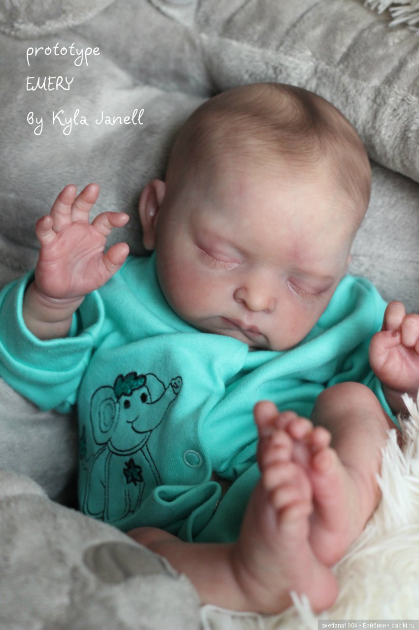 Прототип Emery скульптора Kyla Janell,куклы реборн Светланы Преображенской