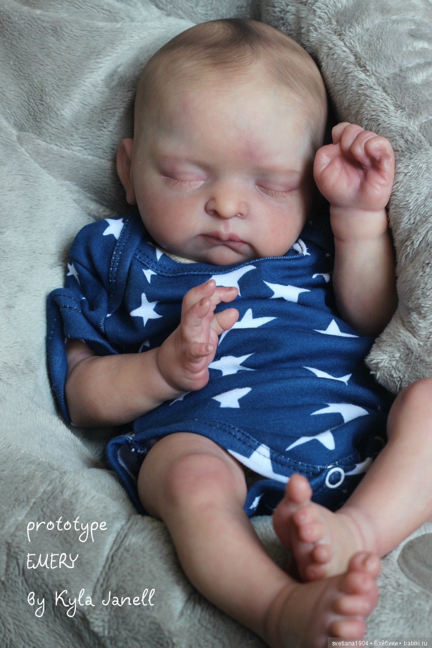 Прототип Emery скульптора Kyla Janell,куклы реборн Светланы Преображенской (фото 10)