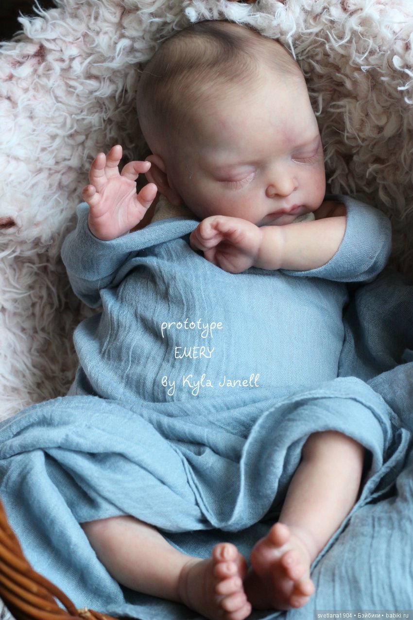 Прототип Emery скульптора Kyla Janell,куклы реборн Светланы Преображенской