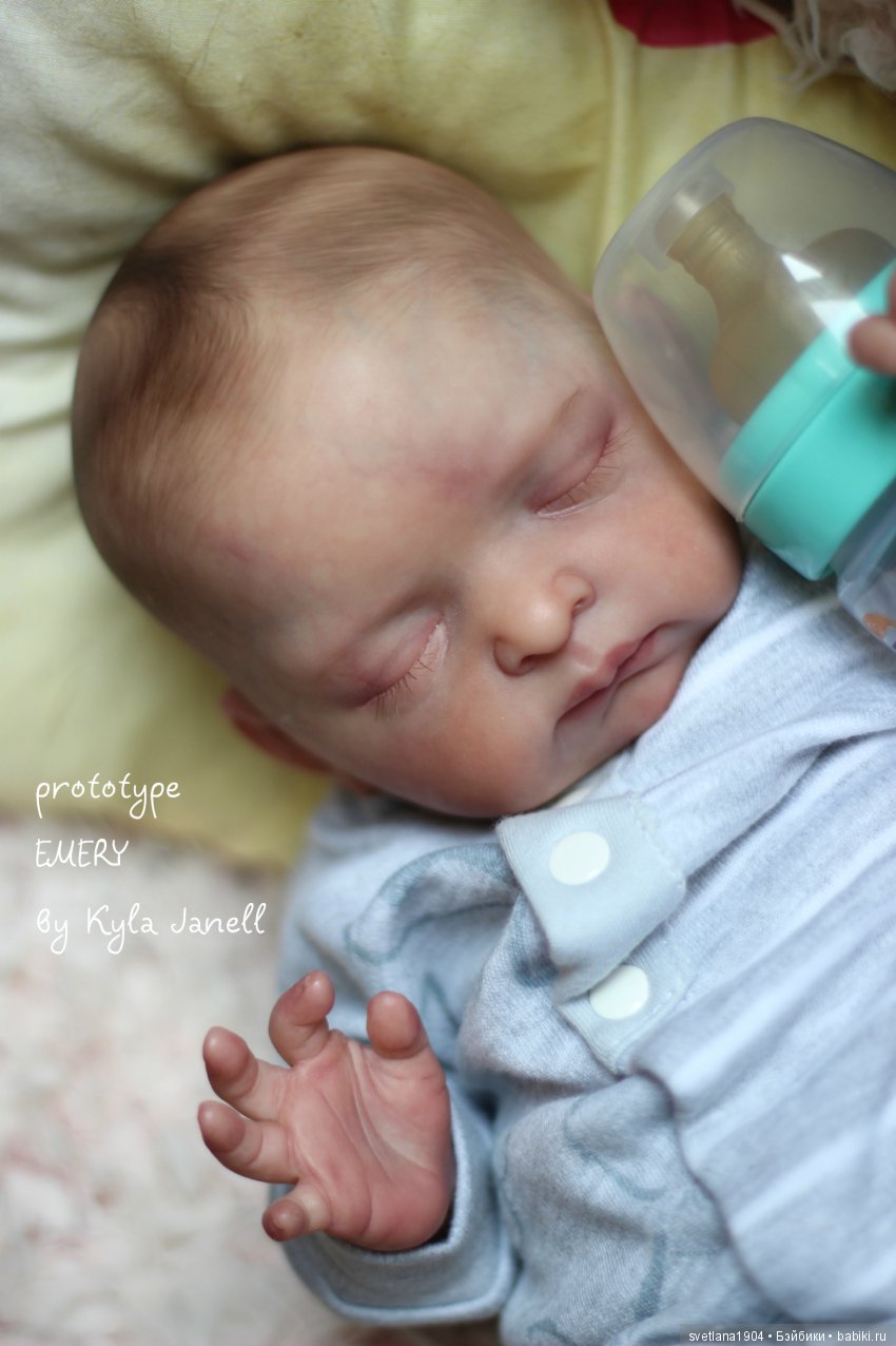 Прототип Emery скульптора Kyla Janell,куклы реборн Светланы Преображенской