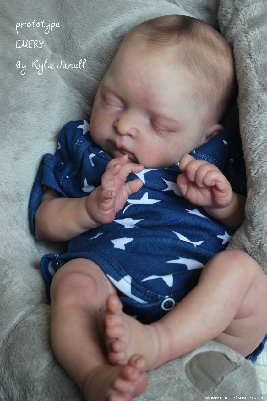 Прототип Emery скульптора Kyla Janell,куклы реборн Светланы Преображенской (фото 5)