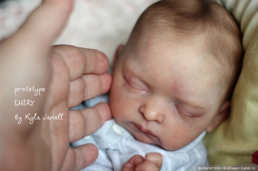 Прототип Emery скульптора Kyla Janell,куклы реборн Светланы Преображенской