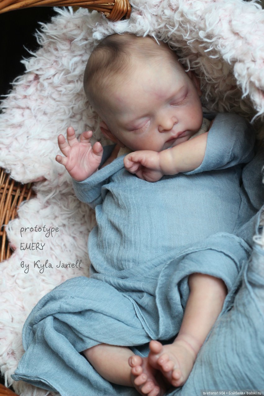 Прототип Emery скульптора Kyla Janell,куклы реборн Светланы Преображенской