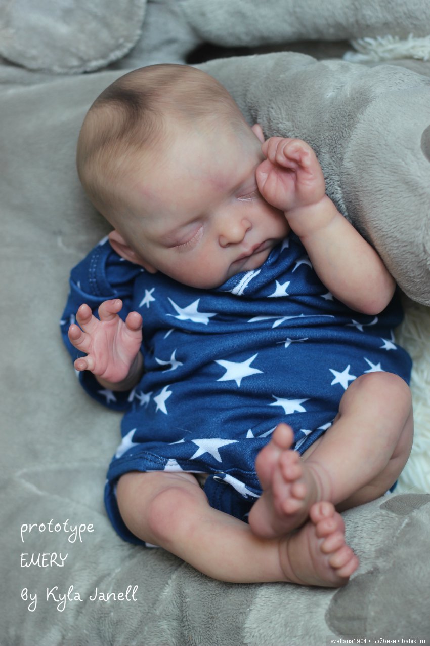 Прототип Emery скульптора Kyla Janell,куклы реборн Светланы Преображенской (фото 3)