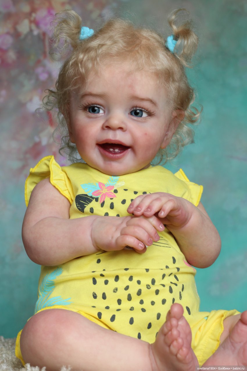 Кучеряшка YANNICK by Natali Blick .Куклы реборн Светланы Преображенской (фото 2)