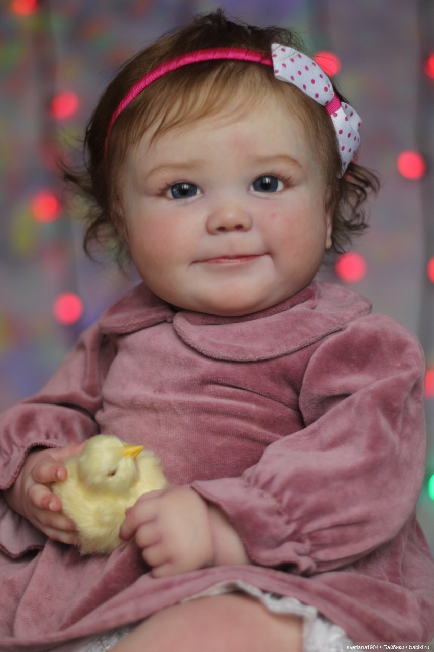 Колобок Нюшенька. Куклы реборн Светланы Преображенской (фото 10)