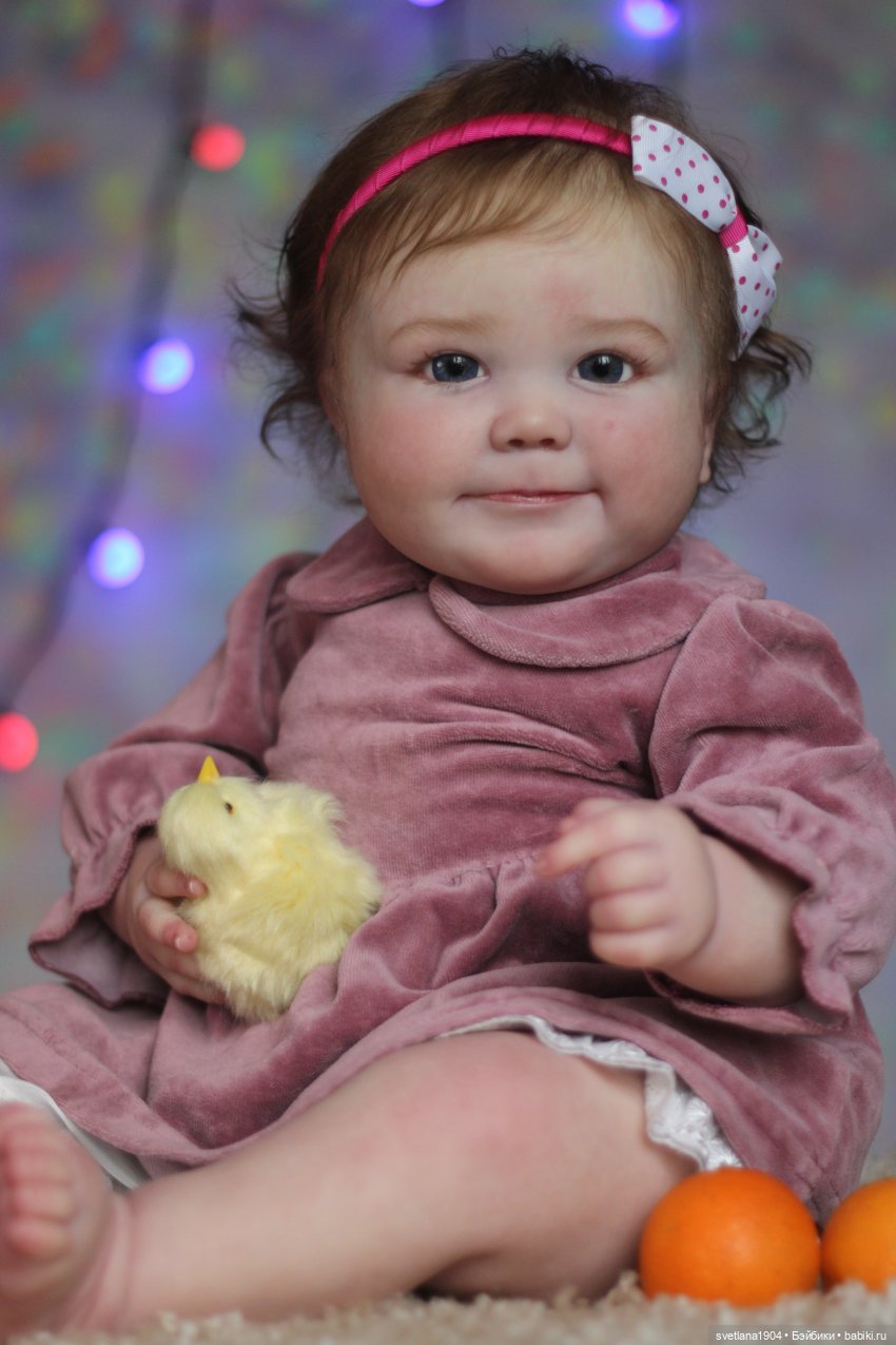 Колобок Нюшенька. Куклы реборн Светланы Преображенской