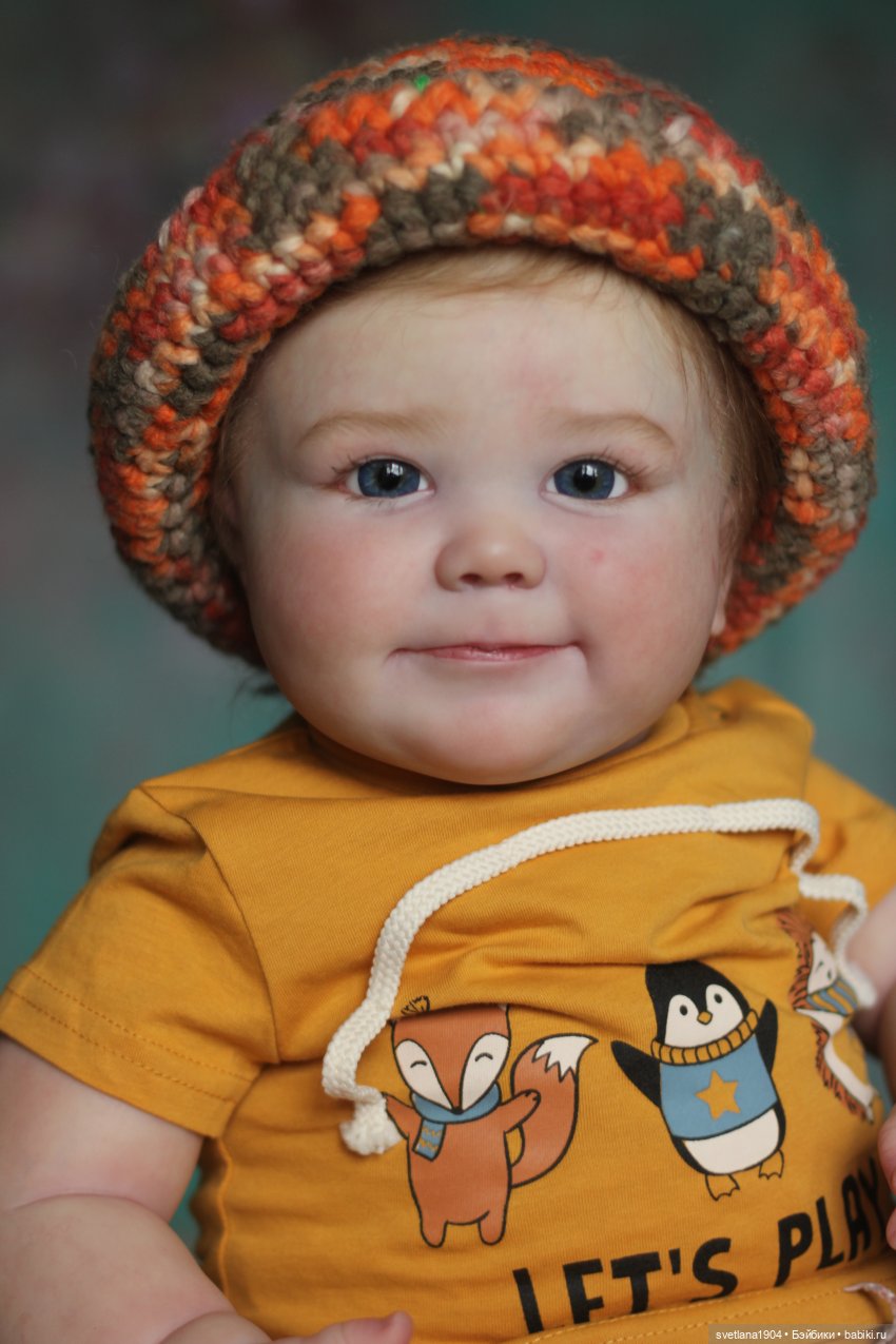 Колобок Нюшенька. Куклы реборн Светланы Преображенской (фото 8)