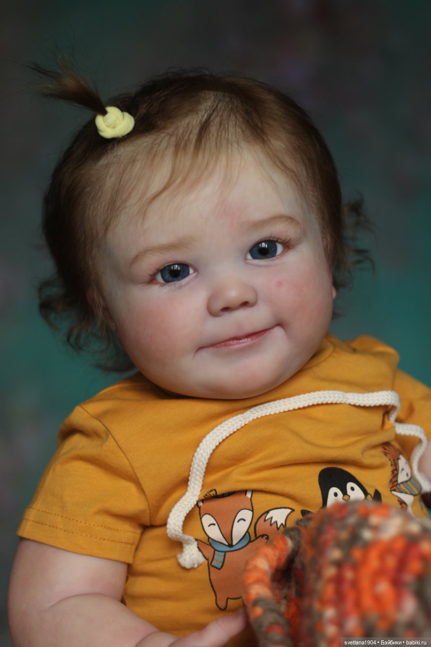 Колобок Нюшенька. Куклы реборн Светланы Преображенской (фото 4)