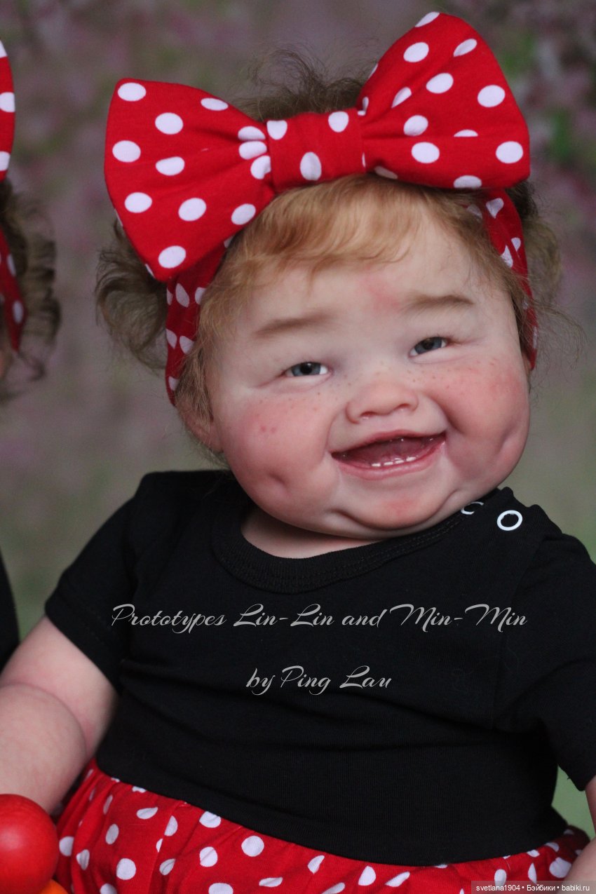 Вот такие душечки после баньки Хрюшечки. Прототипы Lin-Lin и Min-Min от Ping Lau