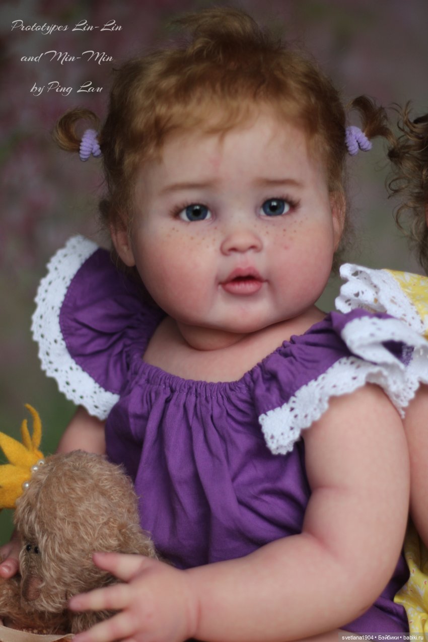 Вот такие душечки после баньки Хрюшечки. Прототипы Lin-Lin и Min-Min от Ping Lau (фото 7)