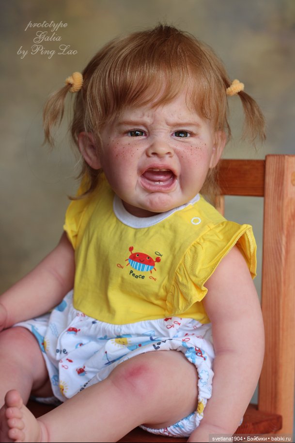 Ревушка Галинка. Куклы реборн Светланы Преображенской (фото 2)