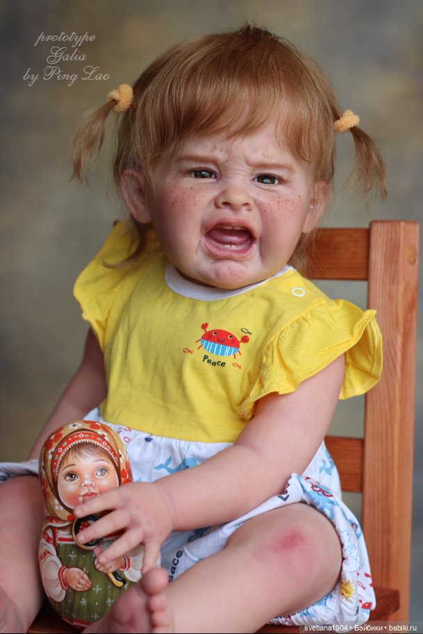 Ревушка Галинка. Куклы реборн Светланы Преображенской (фото 4)