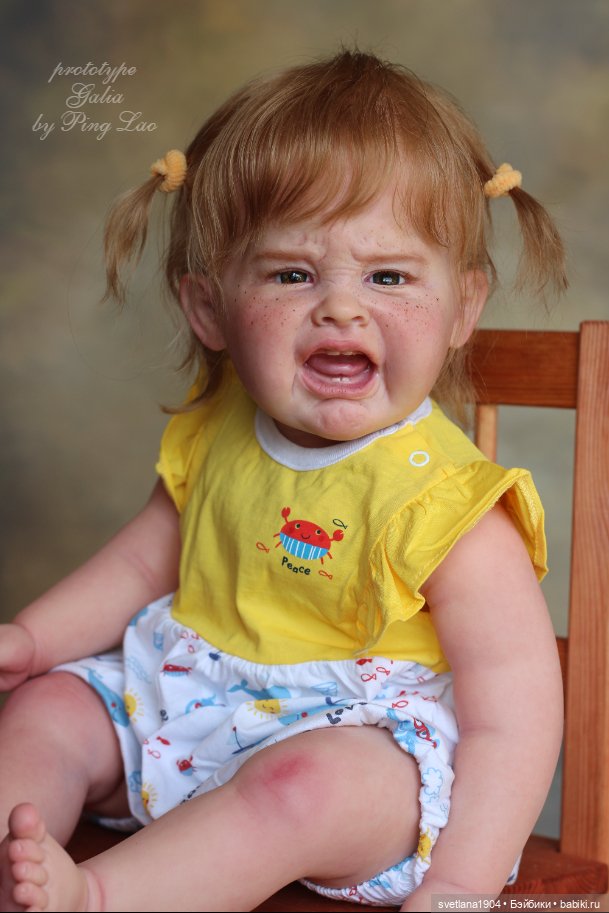 Ревушка Галинка. Куклы реборн Светланы Преображенской (фото 3)