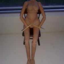 "Творческий тупик" Часть 3 Пробная сборка. Шарнирная кукла