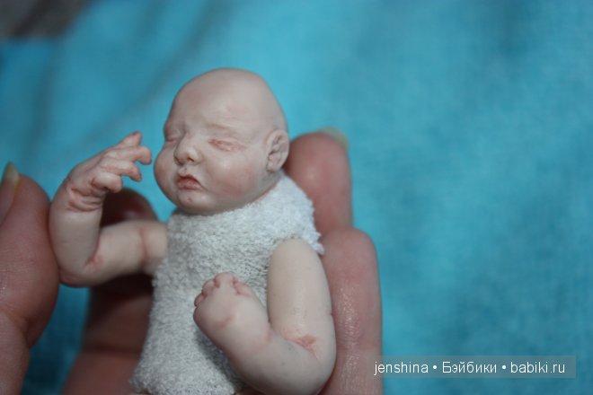 Здравствуй, Ливинг Долл. Мои первые авторские куколки из запекаемой пластики (фото 8)