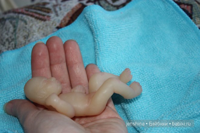 Здравствуй, Ливинг Долл. Мои первые авторские куколки из запекаемой пластики (фото 4)