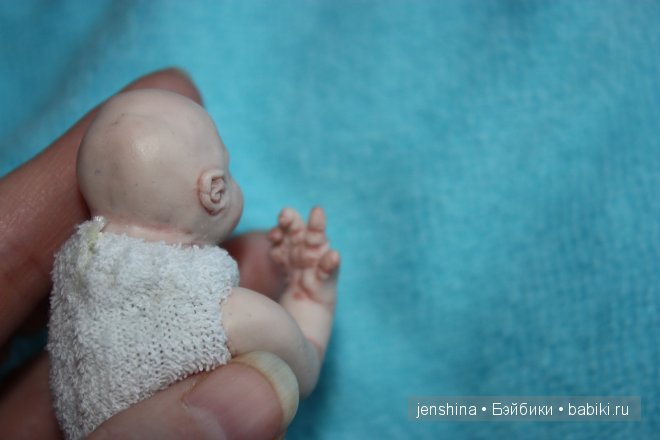 Здравствуй, Ливинг Долл. Мои первые авторские куколки из запекаемой пластики (фото 9)