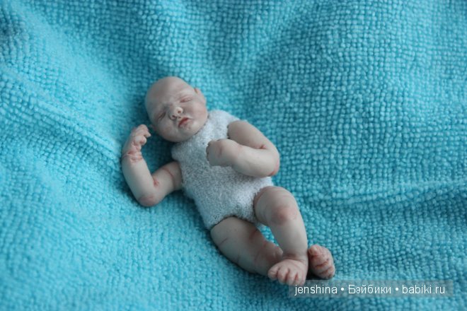 Здравствуй, Ливинг Долл. Мои первые авторские куколки из запекаемой пластики (фото 5)