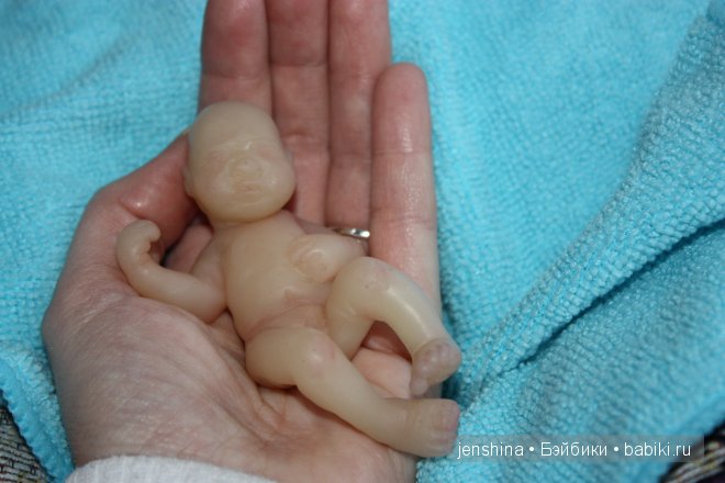 Здравствуй, Ливинг Долл. Мои первые авторские куколки из запекаемой пластики (фото 3)