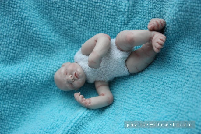 Здравствуй, Ливинг Долл. Мои первые авторские куколки из запекаемой пластики (фото 6)