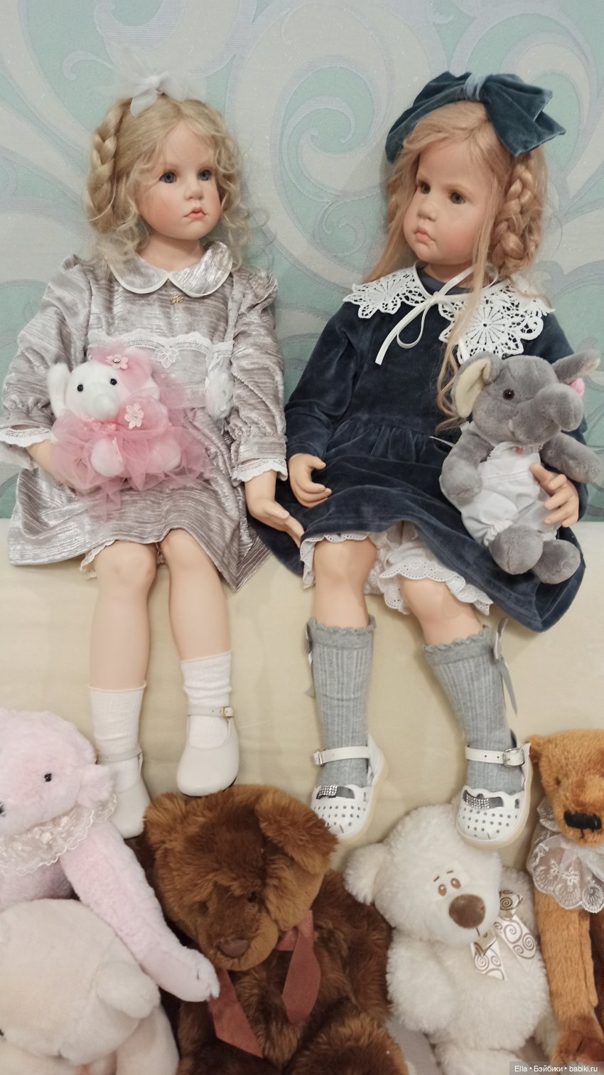 Два любимых ангелочка от Хильдегард Гюнцель