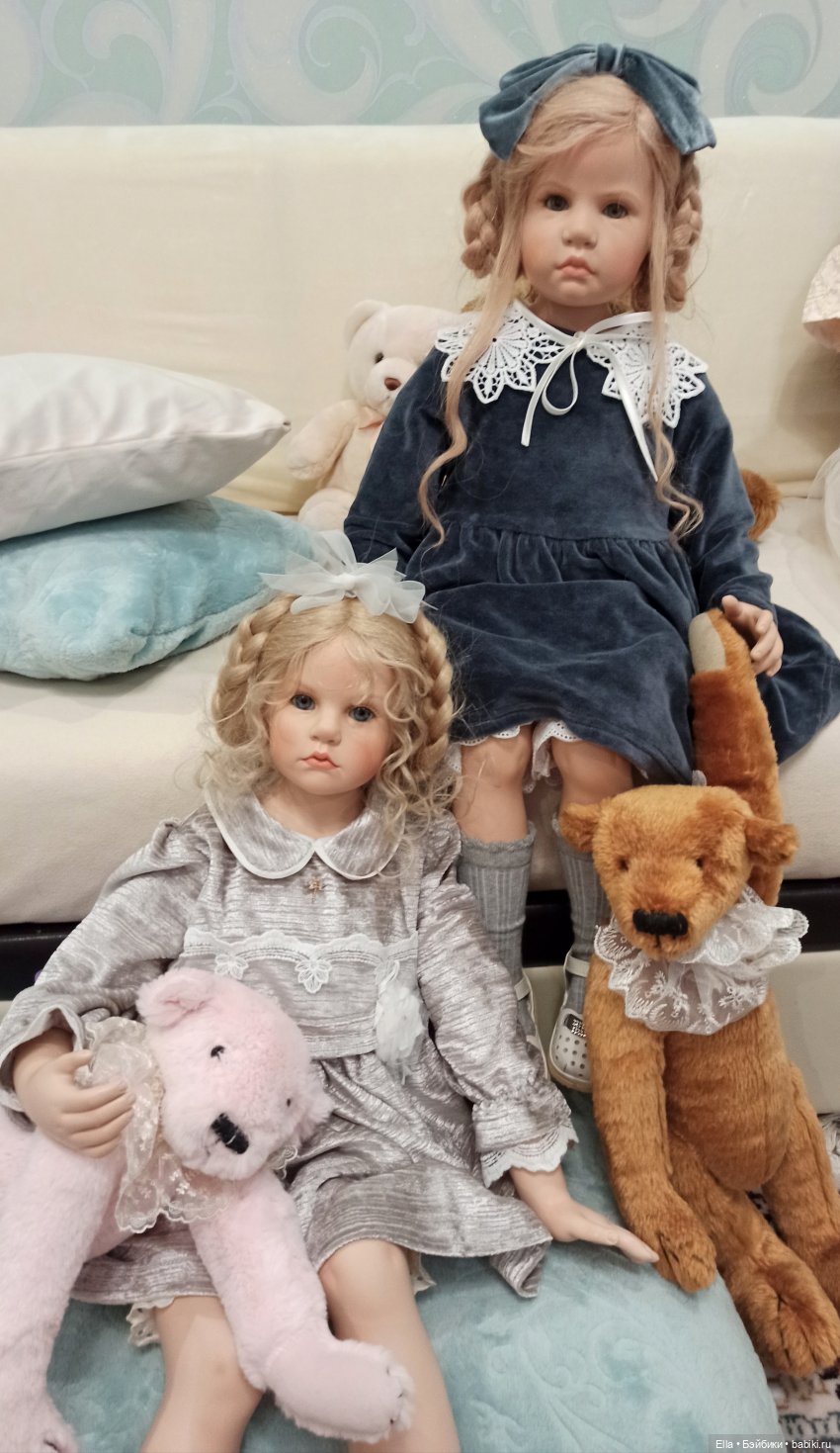 Два любимых ангелочка от Хильдегард Гюнцель