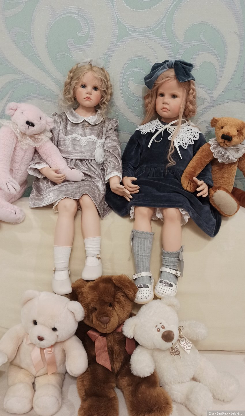 Два любимых ангелочка от Хильдегард Гюнцель