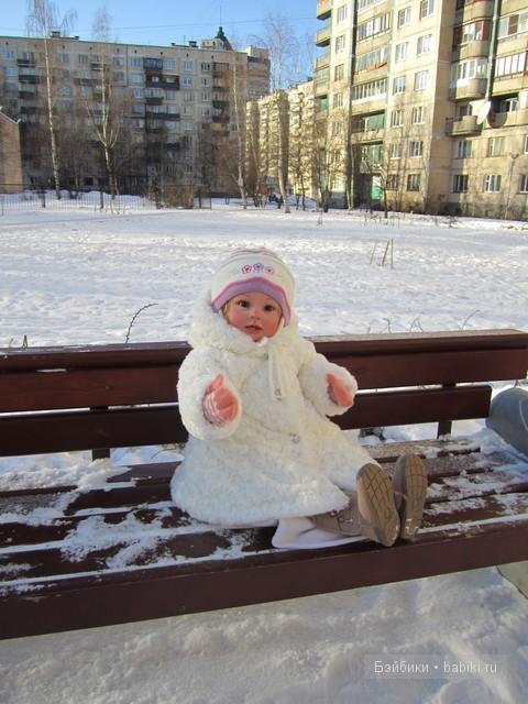 Малышка Бонни на прогулке зимой. Куклы реборн Инны Богдановой (фото 10)
