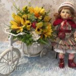 Коллекционная винтажная антикварная реплика Августина-2 (28 см)