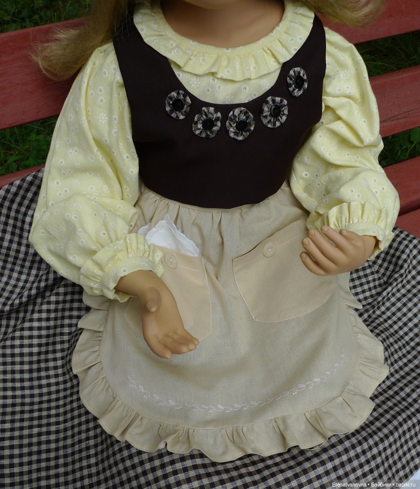 Платье для Петронеллы — Куклы Christine Orange (Кристин Оранж): фарфор (фото 4)