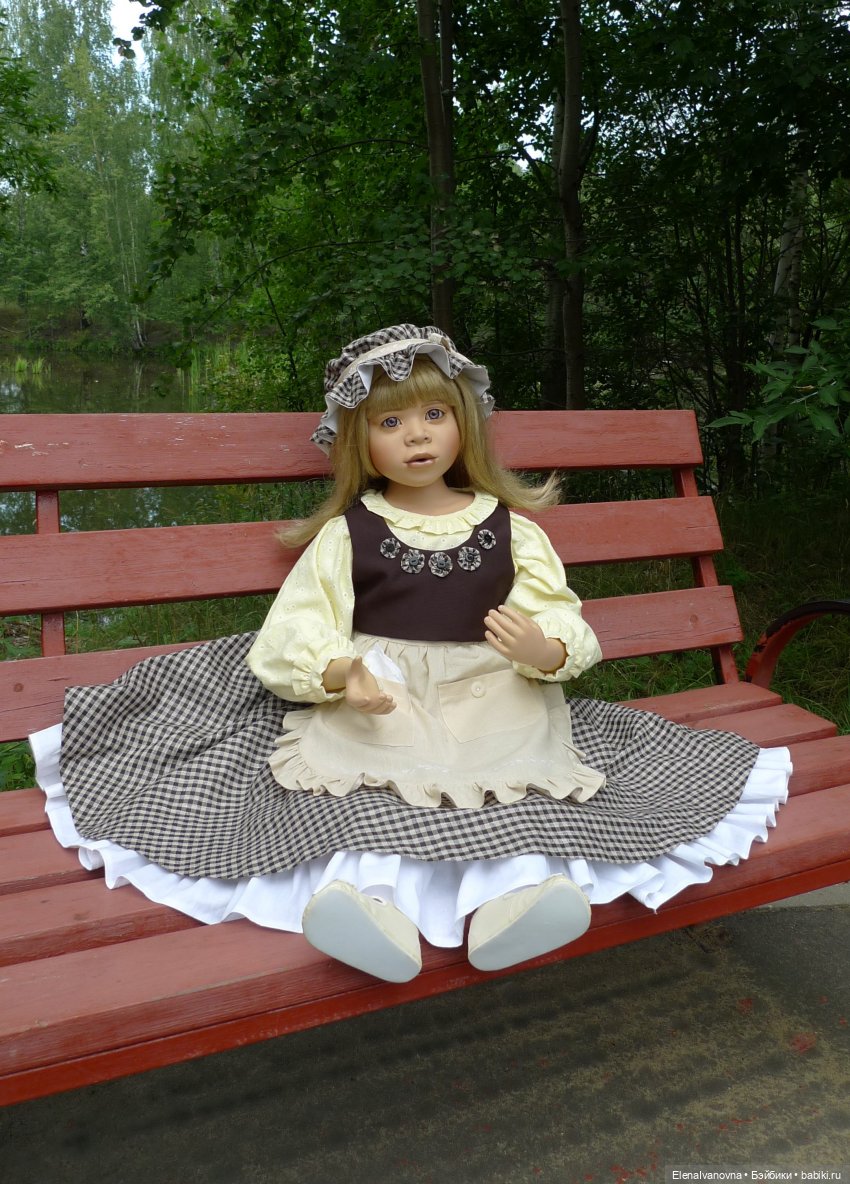 Платье для Петронеллы — Куклы Christine Orange (Кристин Оранж): фарфор