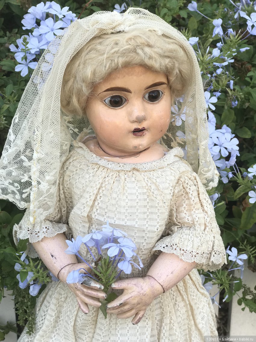 Невеста с городу Парижу — Редкие антикварные куклы и реплики: воск (фото 4)