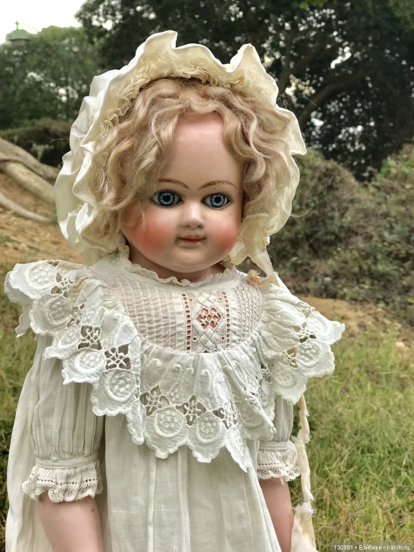 Зимняя прогулка — Редкие антикварные куклы и реплики: воск (фото 5)