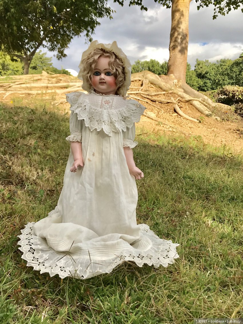 Зимняя прогулка — Редкие антикварные куклы и реплики: воск (фото 3)