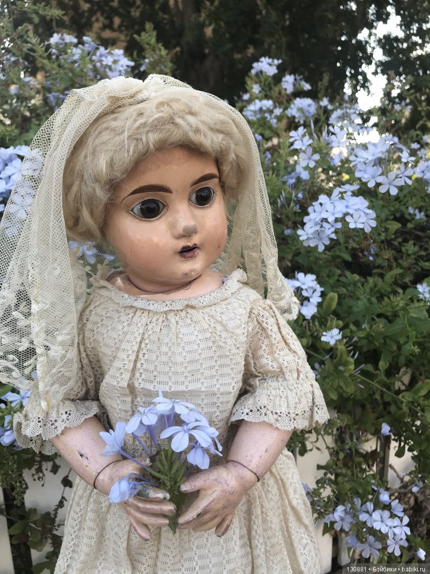Невеста с городу Парижу — Редкие антикварные куклы и реплики: воск (фото 2)