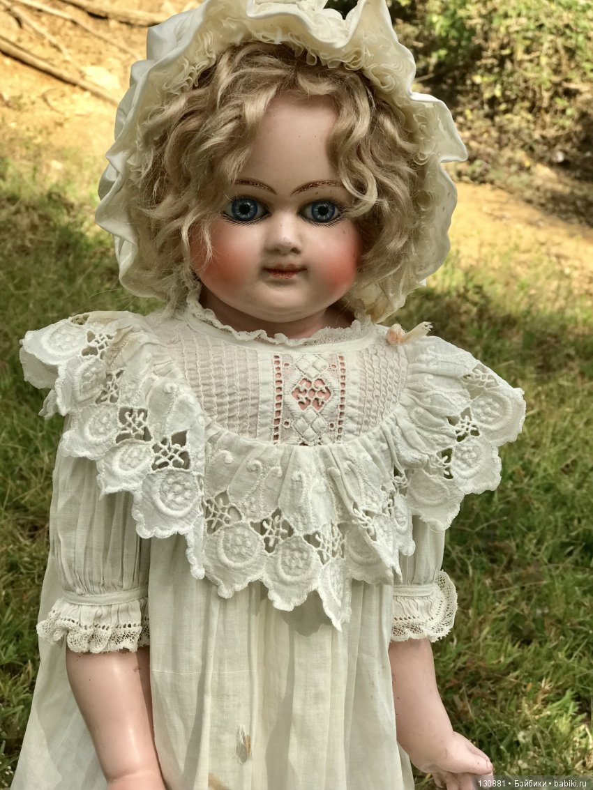 Зимняя прогулка — Редкие антикварные куклы и реплики: воск (фото 6)