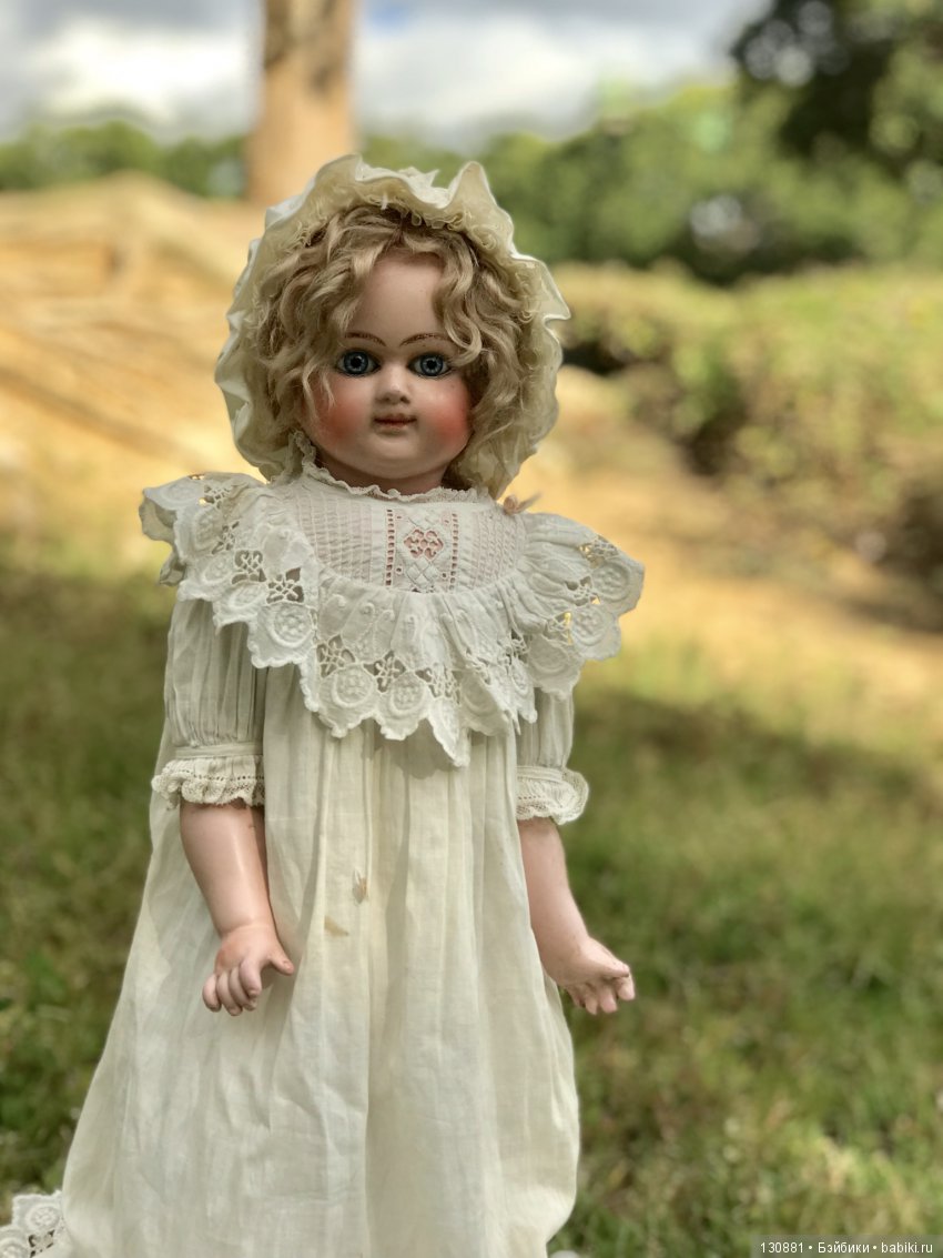 Зимняя прогулка — Редкие антикварные куклы и реплики: воск (фото 4)
