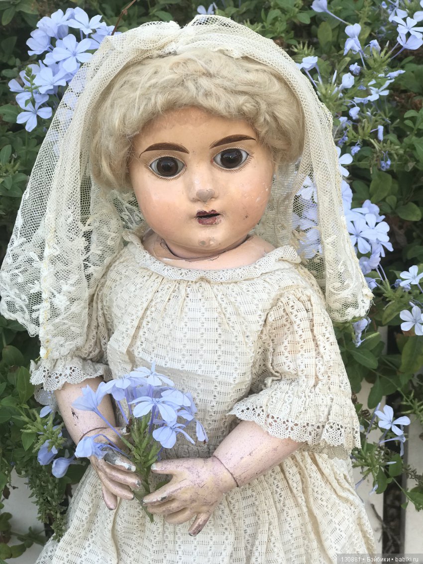 Невеста с городу Парижу — Редкие антикварные куклы и реплики: воск (фото 3)