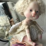 Фея, Ангел, авторская кукла, Рост 17 см